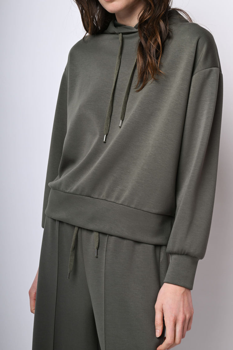 Felpa loose-fit con cappuccio