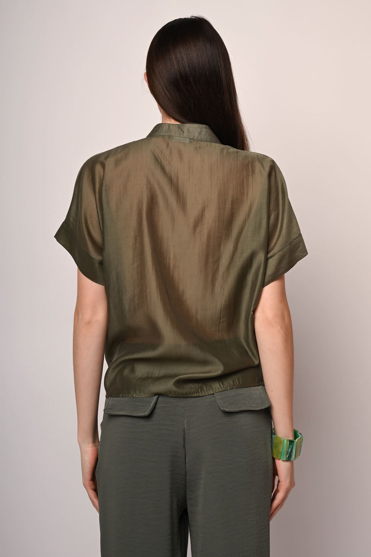 Camicia in mussola con nodo