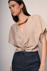 Blusa con nodo