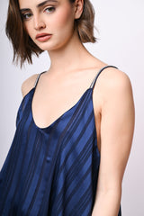 Top doppiato in georgette lurex