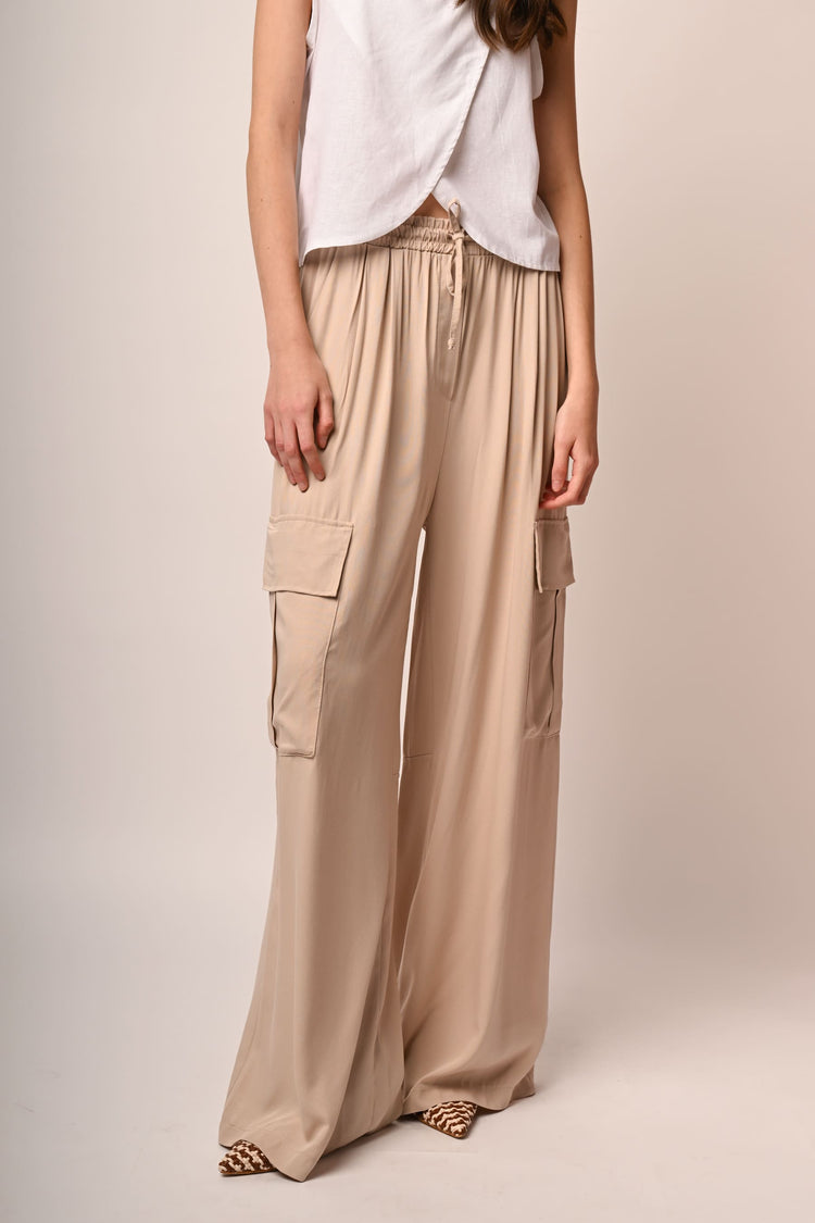 Pantaloni palazzo cargo