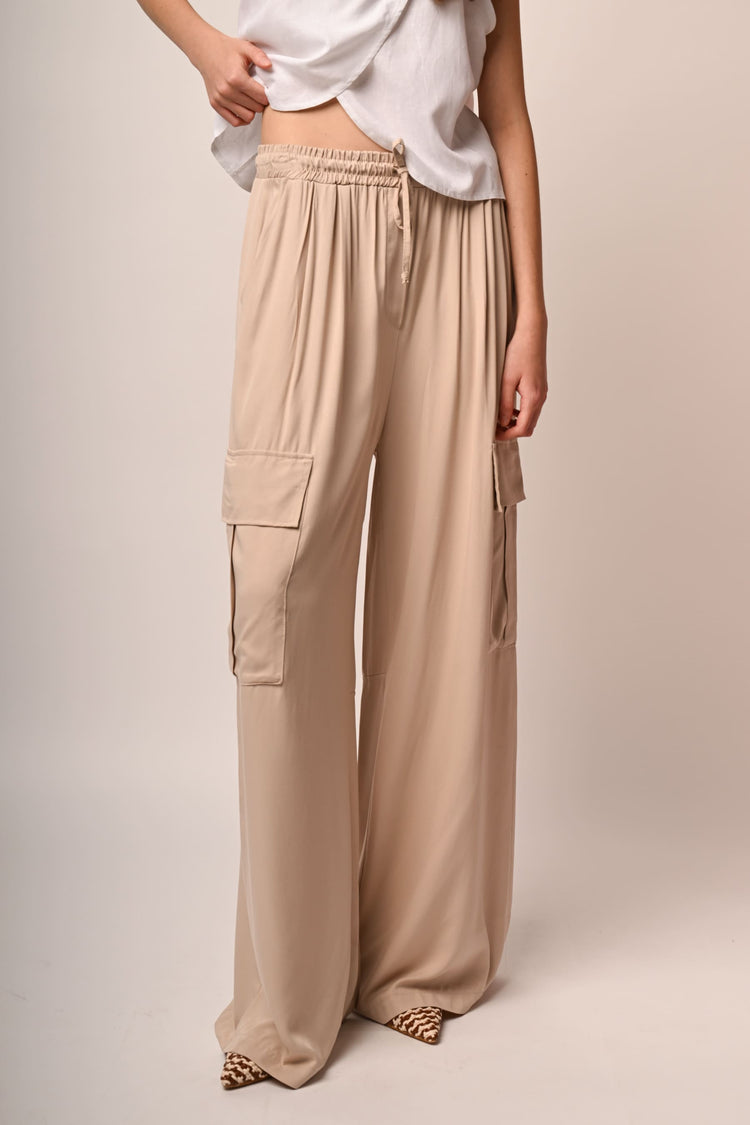 Pantaloni palazzo cargo