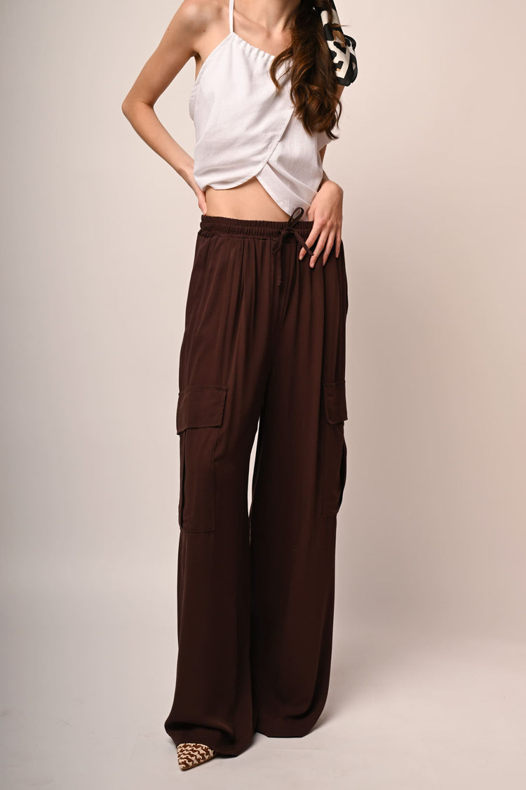 Pantaloni palazzo cargo