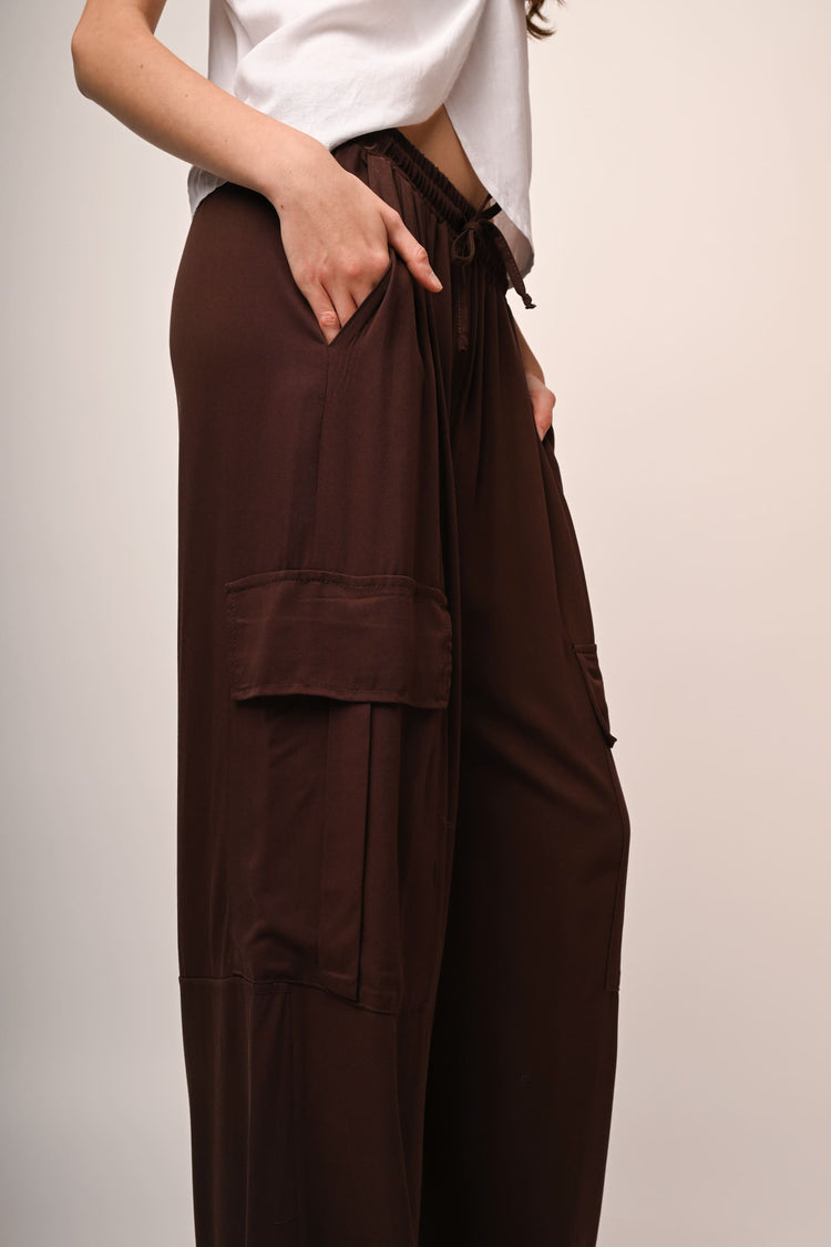 Pantaloni palazzo cargo