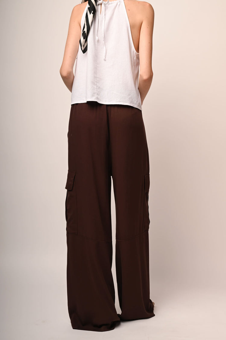 Pantaloni palazzo cargo