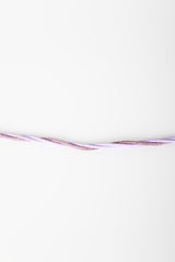 Cintura intrecciata con strass