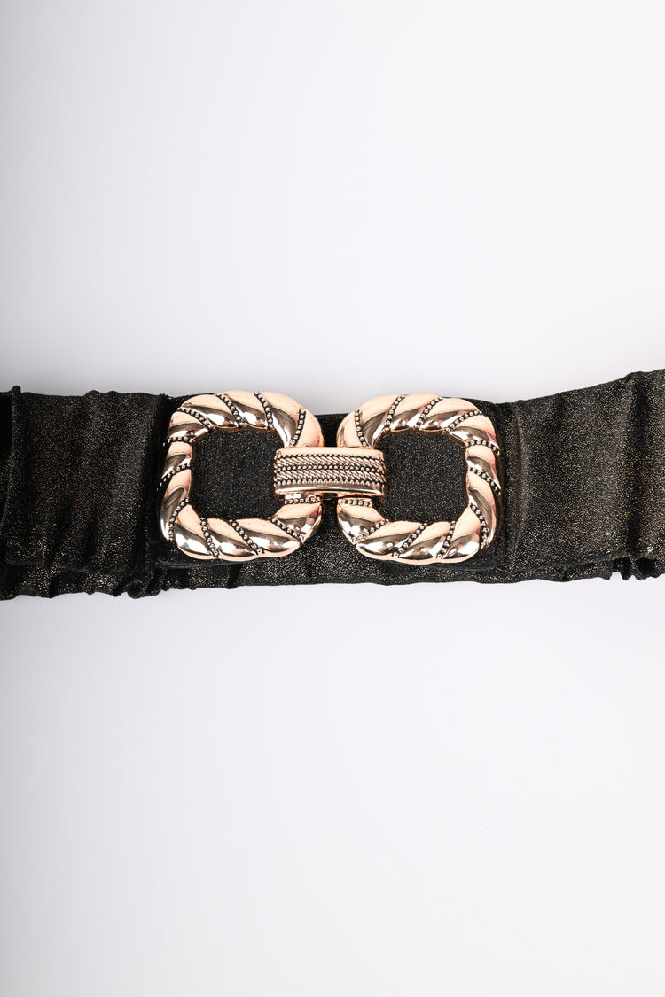 Cintura elastica con fibbia doppia