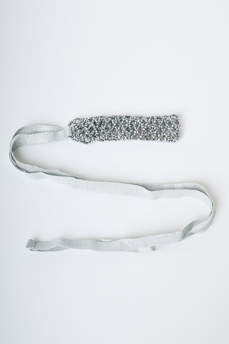 Cintura a fascia con perline