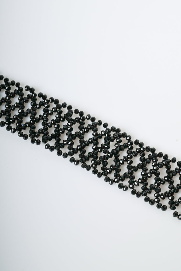 Cintura a fascia con perline