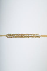 Cintura a fascia con perline