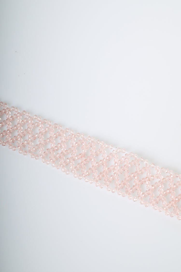 Cintura a fascia con perline