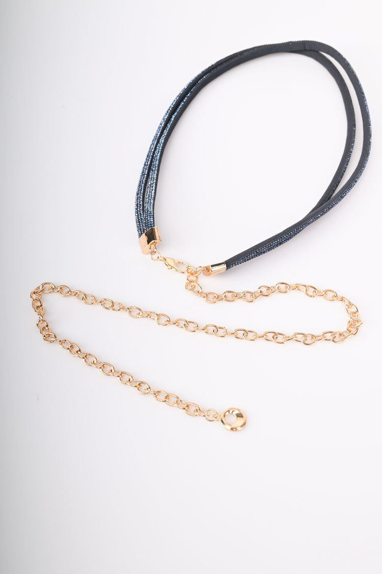 Cintura catena strass