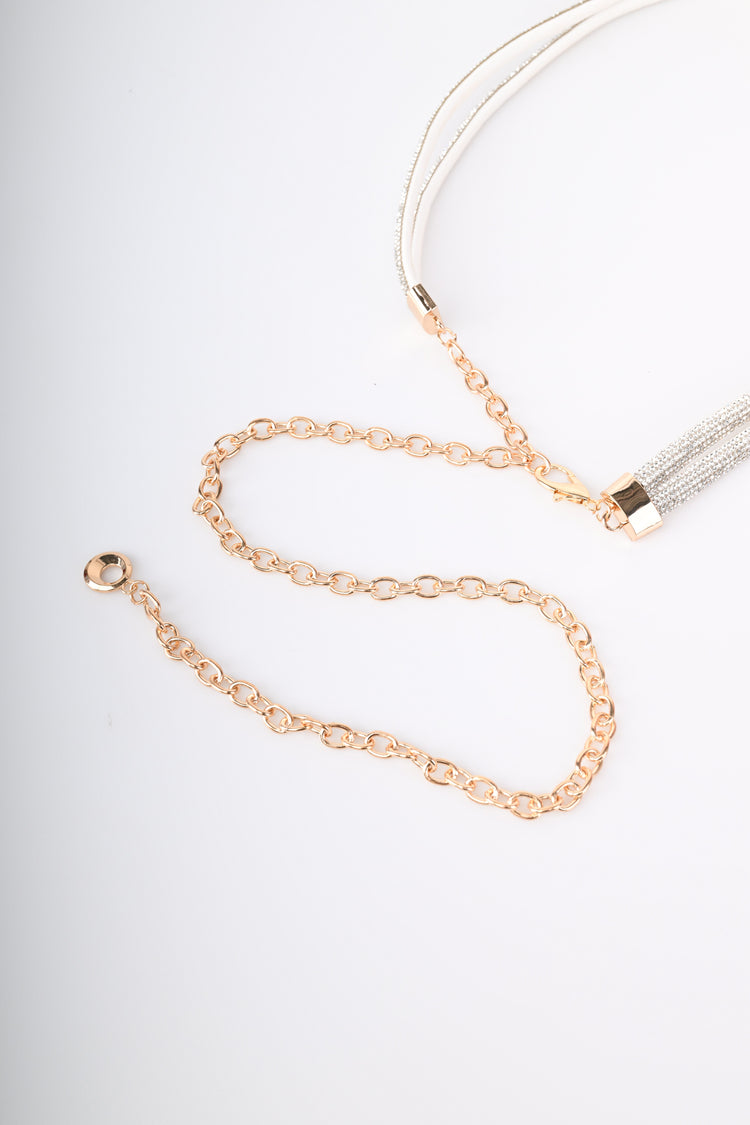 Cintura catena strass