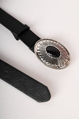 Cintura con fibbia ovale