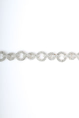 Cintura sottile con cerchi di strass