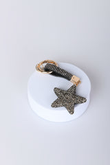 Portachiavi a stella con strass