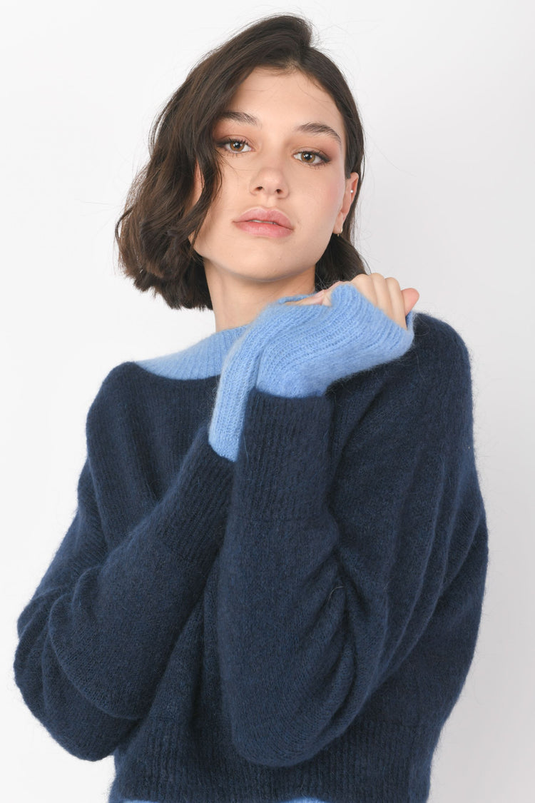 Pull crop misto lana