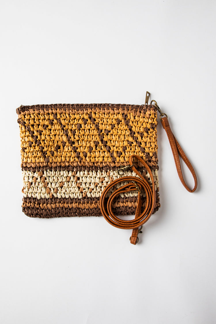 Pochette in paglia