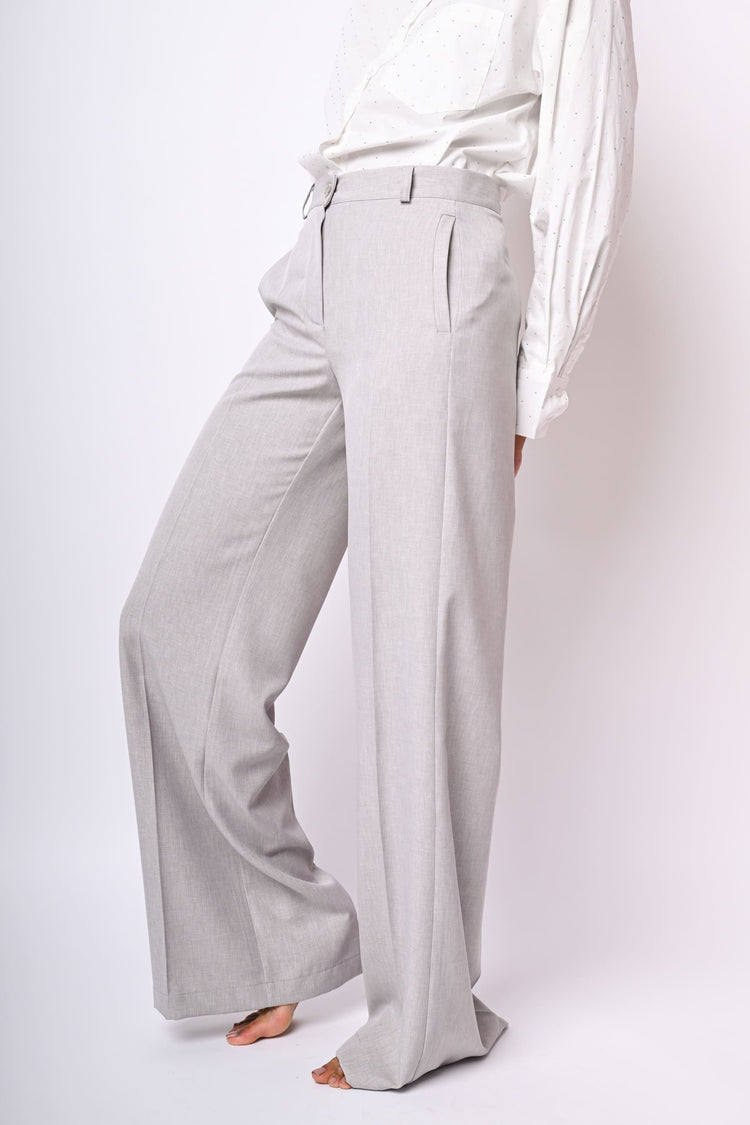 Pantaloni palazzo con tasche laterali