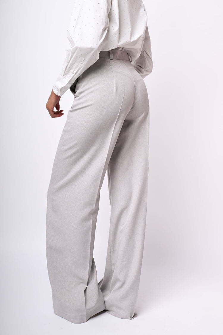 Pantaloni palazzo con tasche laterali
