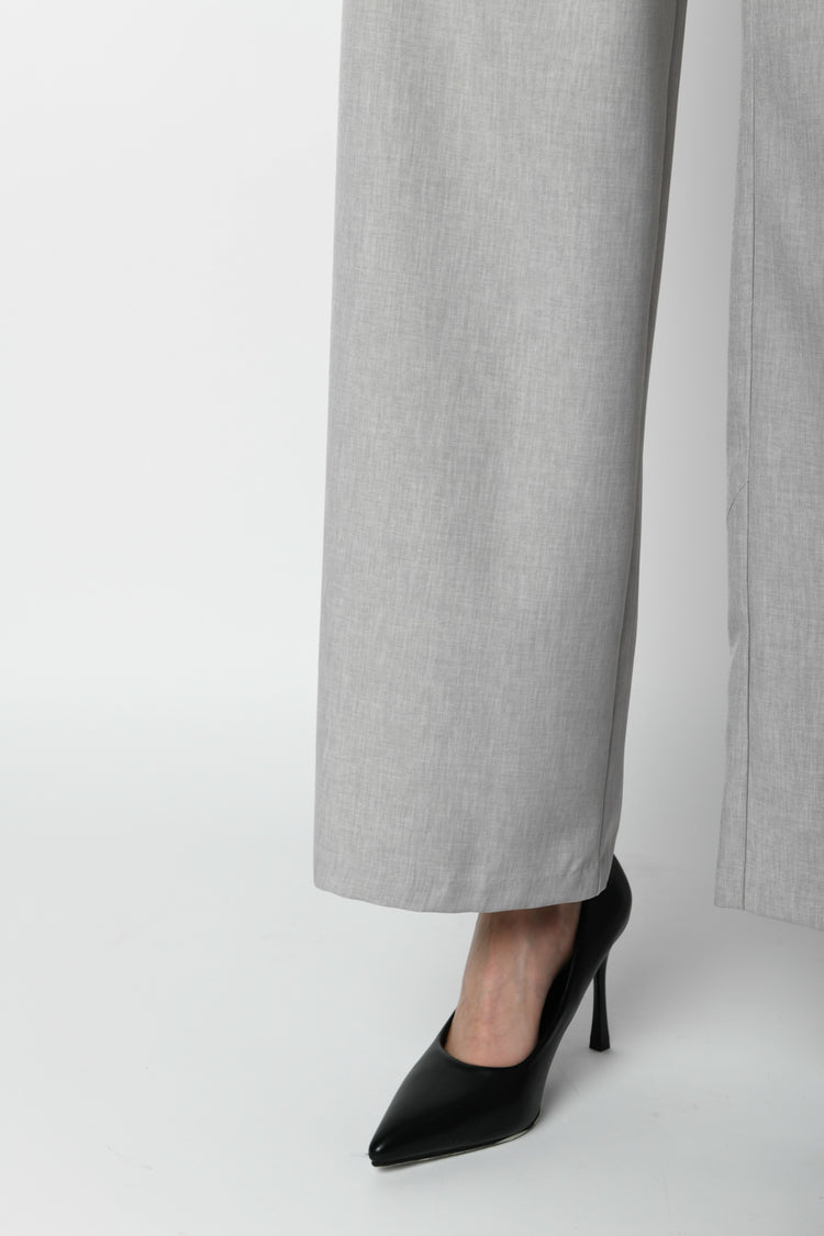 Pantaloni palazzo con pinces