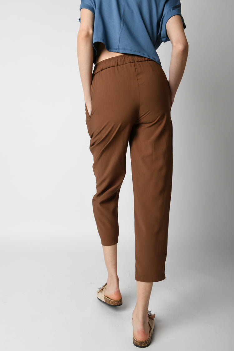 Pantaloni baggy misto viscosa