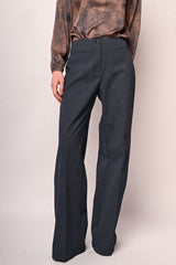 Pantaloni palazzo effetto denim