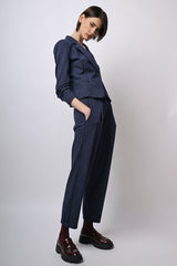Pantaloni baggy misto viscosa