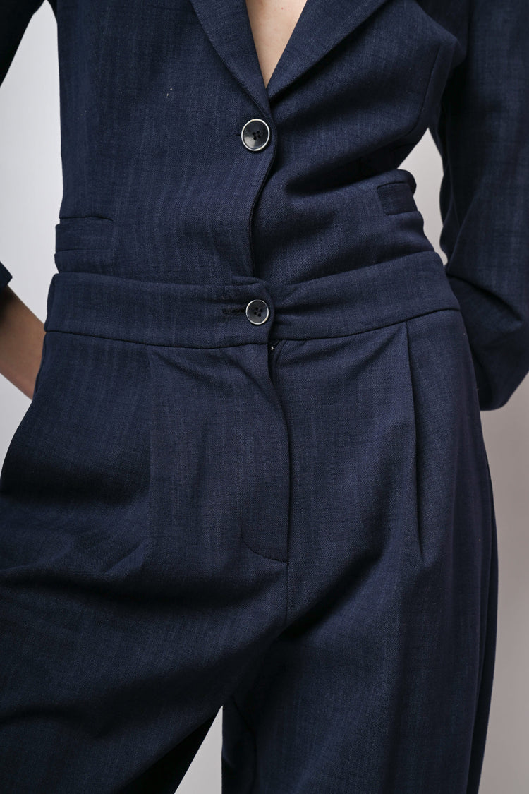 Pantaloni baggy misto viscosa