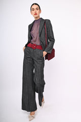 Pantaloni palazzo misto cotone