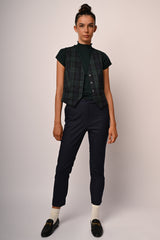 Pantaloni slim-fit misto viscosa