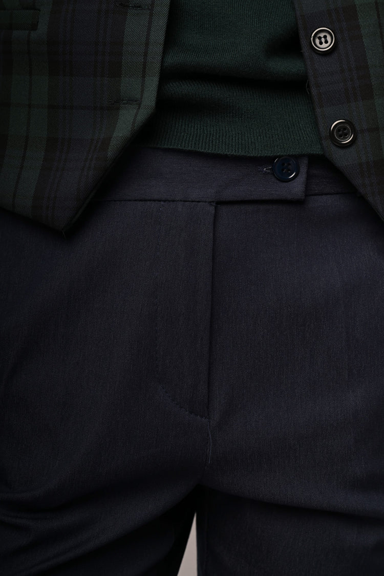 Pantaloni slim-fit misto viscosa