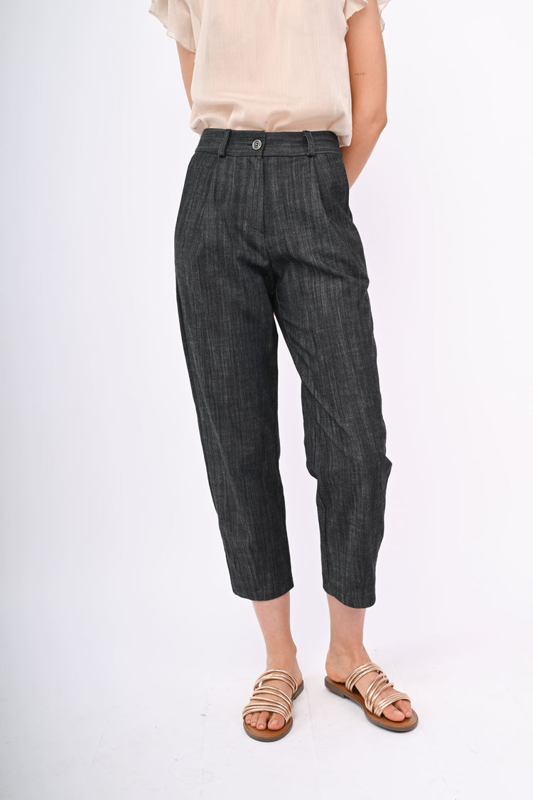 Pantaloni baggy misto cotone