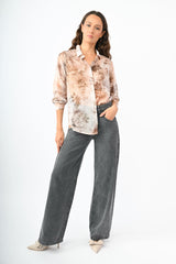 Camicia a stampa floreale