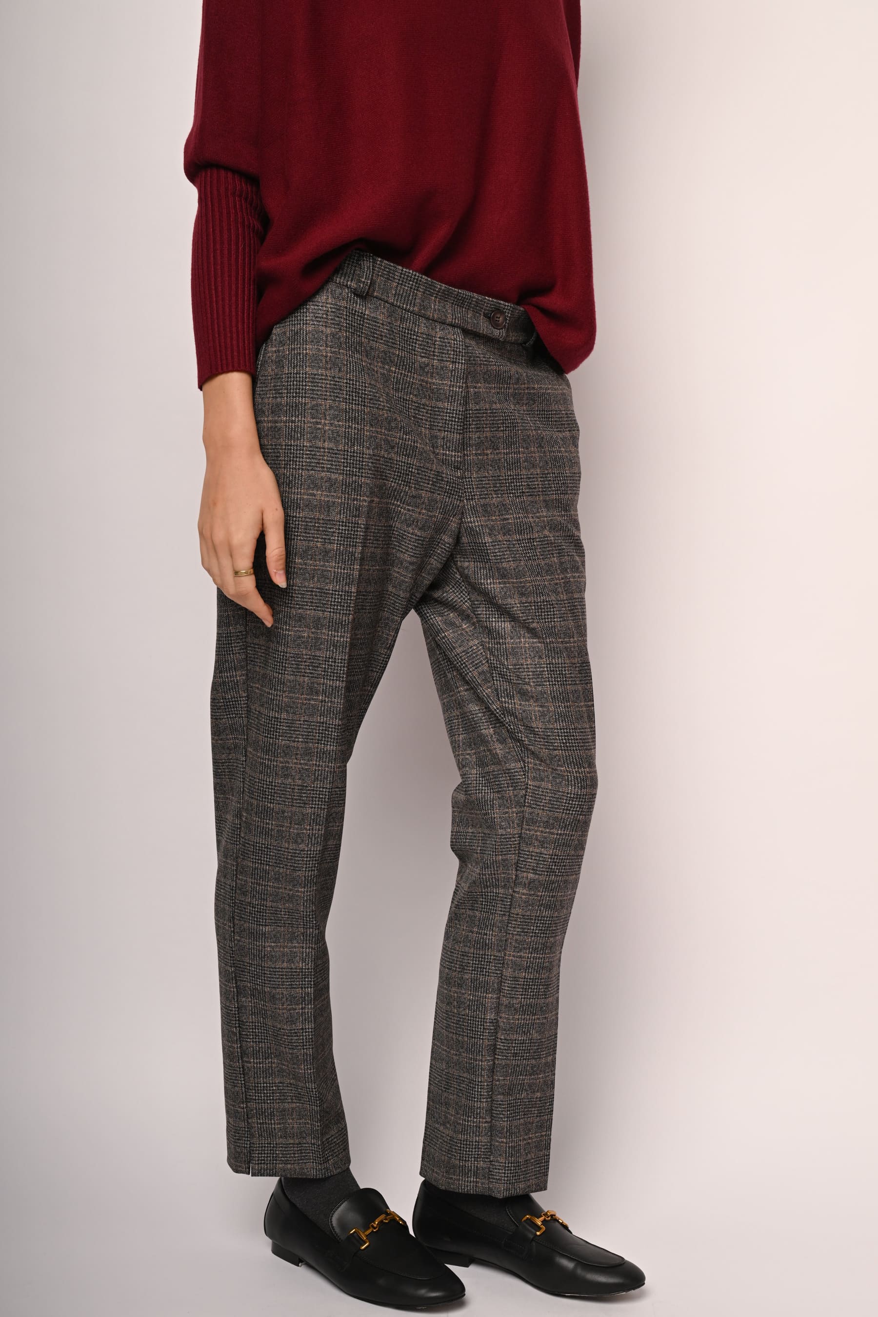 Pantaloni con motivo Principe di Galles