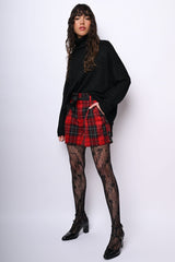 Shorts a stampa tartan