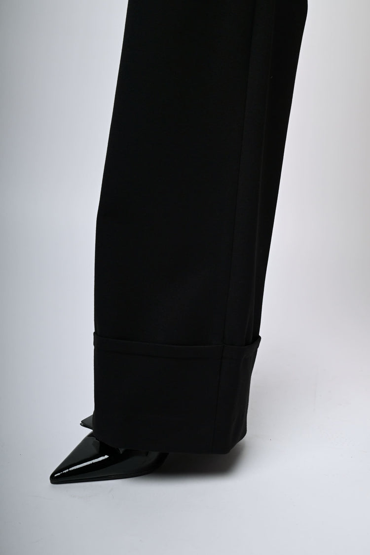Pantaloni palazzo a vita alta