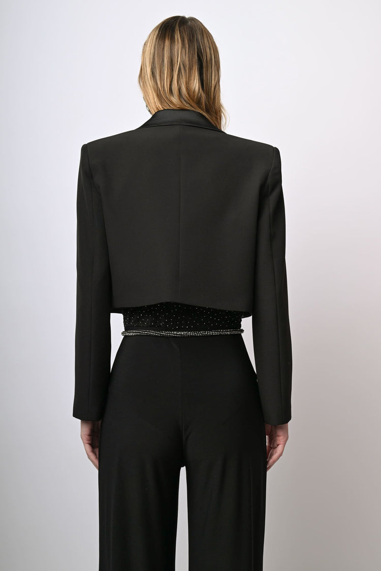 Blazer crop stile smoking