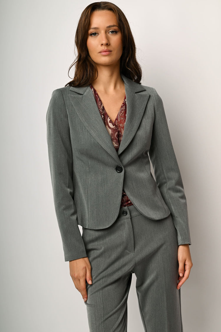 Blazer slim-fit monopetto