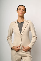 Blazer slim-fit monopetto