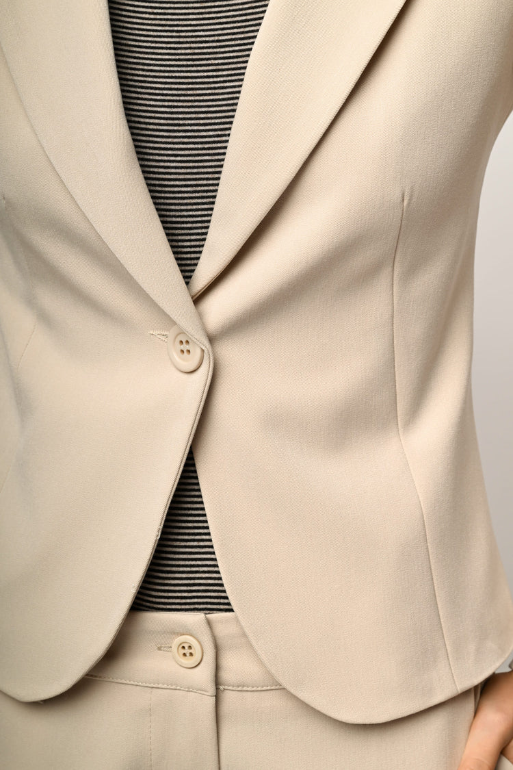 Blazer slim-fit monopetto