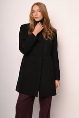 Cappotto con colletto alla coreana