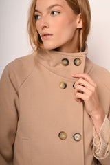 Cappotto corto doppiopetto