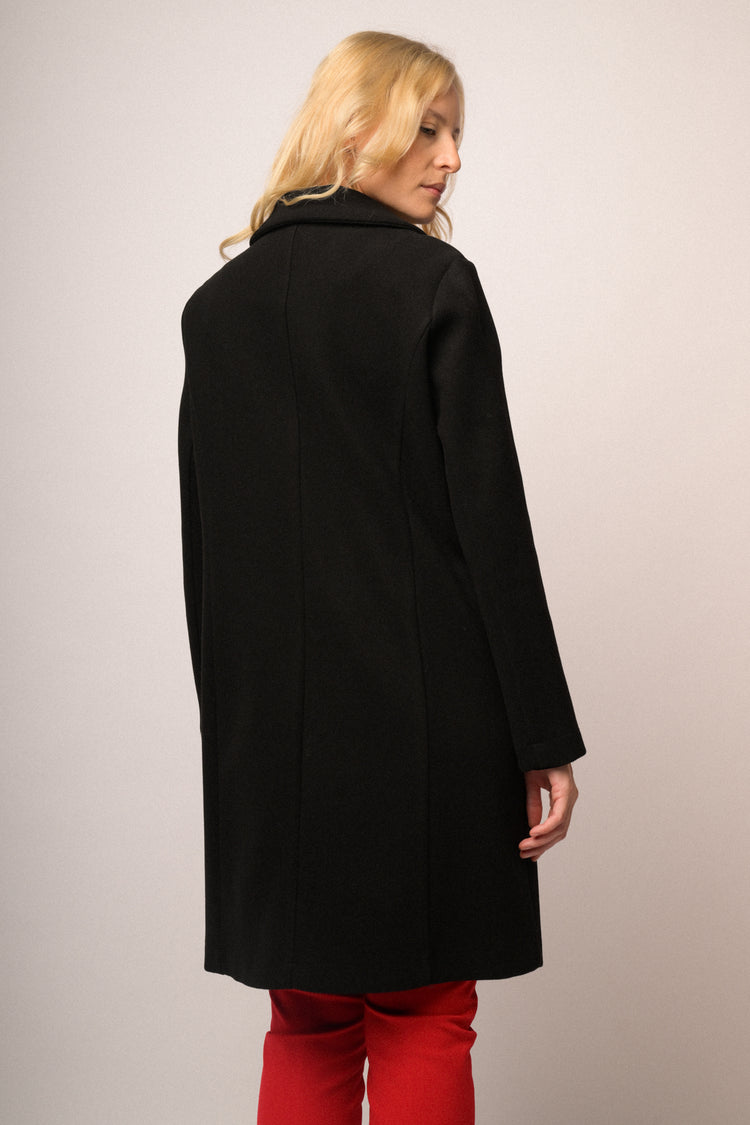 Cappotto basic un bottone