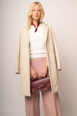 Cappotto basic un bottone