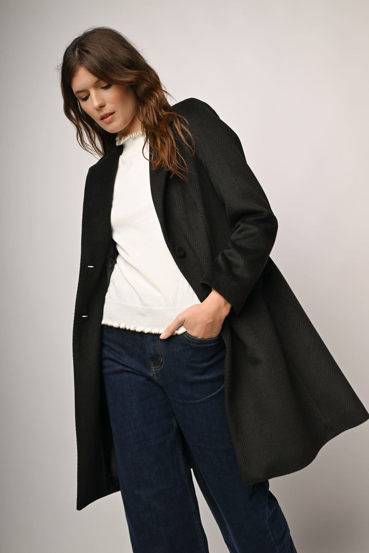Cappotto monopetto