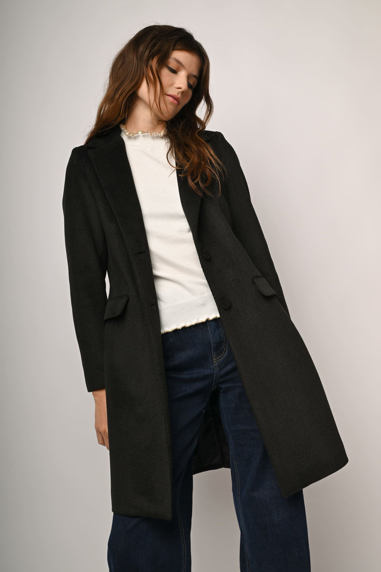 Cappotto monopetto
