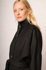 Cappotto lungo con cintura