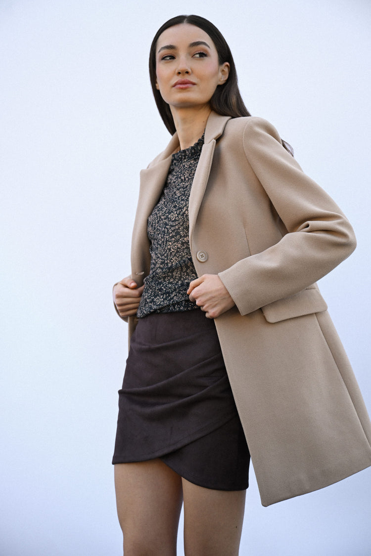 Cappotto basic monopetto