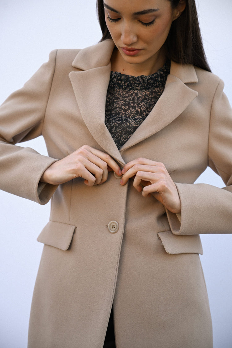 Cappotto basic monopetto